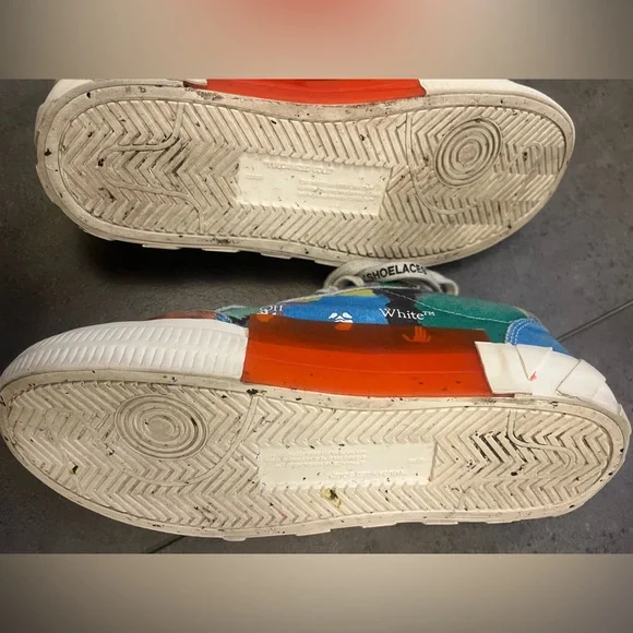 Off White Paint Splatter Sneakers… - Picture 12 of 14